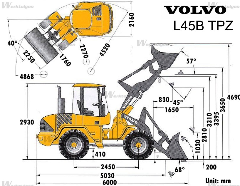 Pièces Chargeuse VOLVO L45B